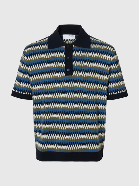 Produktbild Selected Homme Kurzärmeliges Polohemd aus Strick (XL)