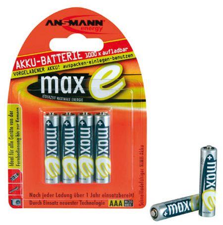 Actual product image Ansmann Maxe (4 pcs., AAA, 800 mAh)