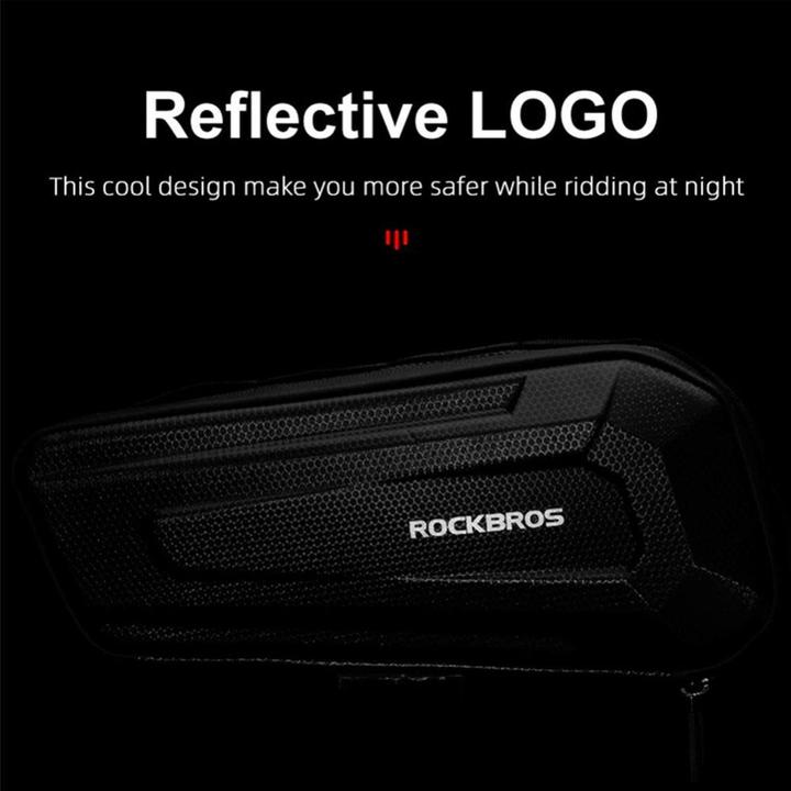 Produktbild Rockbros B66 waterproof bicycle bag for frame - black (1.50 l, Rahmentasche)