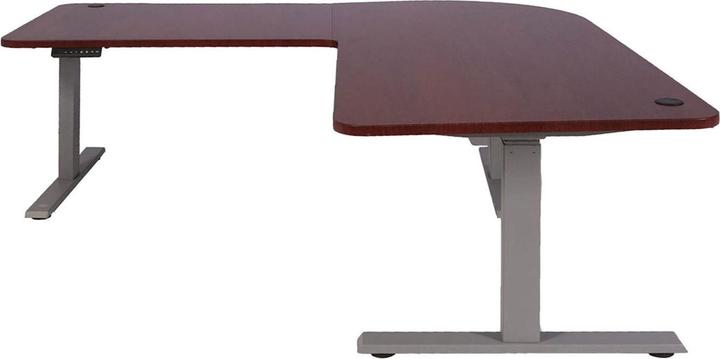 Produktbild Swisshandel24 Eck-Schreibtisch, Computertisch, elektrisch höhenverstellbar Memory 178x178cm 84kg Kirsch-Dekor, g