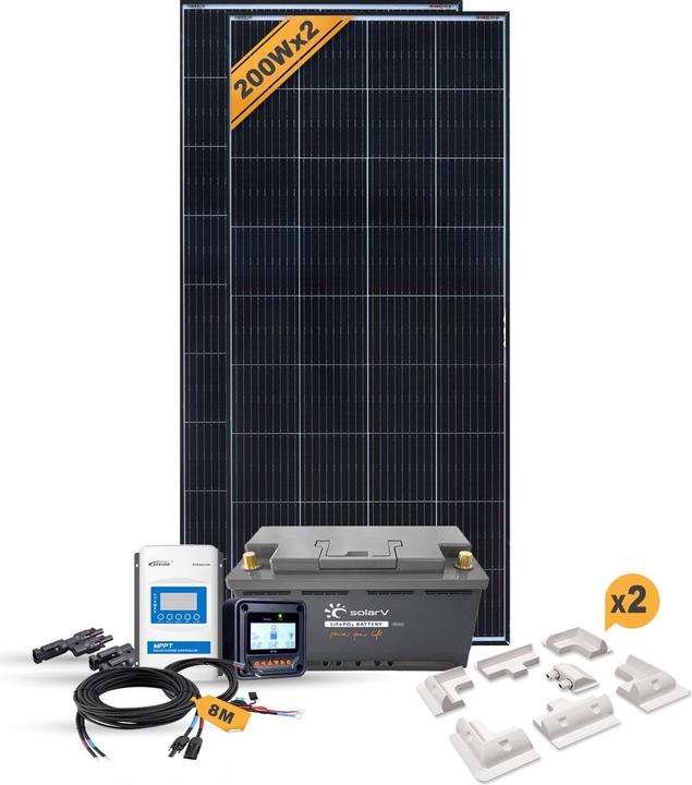 Enjoy solar Kit solaire pour camping-car (200 W)