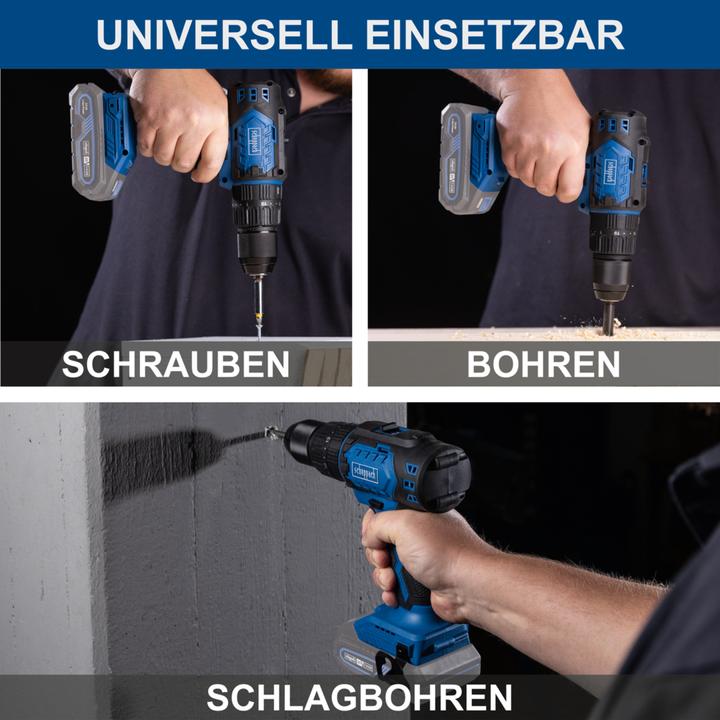 Actual product image Scheppach Battery-powered impact drill BC-CD60-X (DIY) (Rechargeable battery operated)