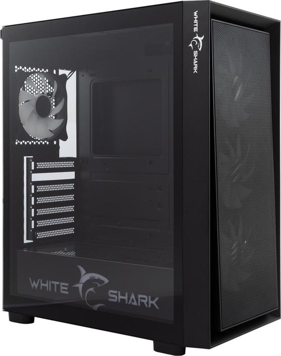 Image du produit White Shark Shark GCC-2401 Warhead-3 Noir 4 ventilateurs 12cm RGB (ITX, ATX, E-ATX)