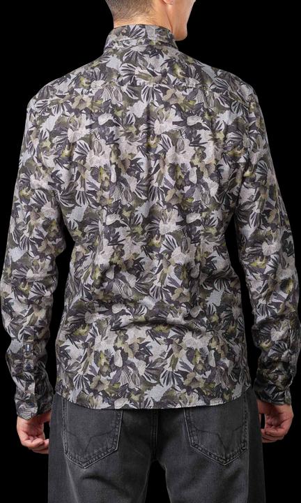 Produktbild Joop! Jeans Long Sleeve Hanjo Shirt Cotton Medium Grey (S)