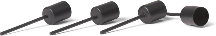 Produktbild Novaliv 4x Stabkerzenhalter Schwarz I Kerzenpick 10 x 2,5 cm Kerzenstecker für Stabkerzen I