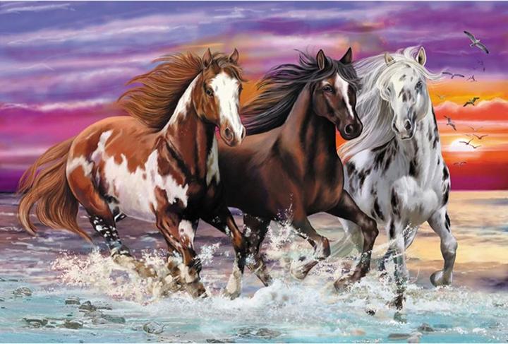 Actual product image Schmidt Spiele Wild horse trio (200 pieces)