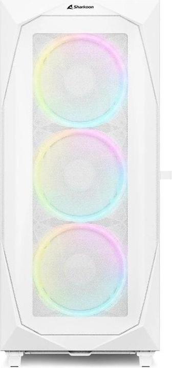Immagine prodotto Sharkoon REV300 RGB Bianco (E-ATX, mATX, Mini-ITX, ATX)