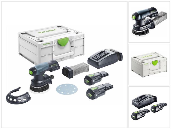 Immagine prodotto Festool Levigatrice orbitale a batteria ETSC 125 3,0 I-Plus (Levigatrici rotorbitali)