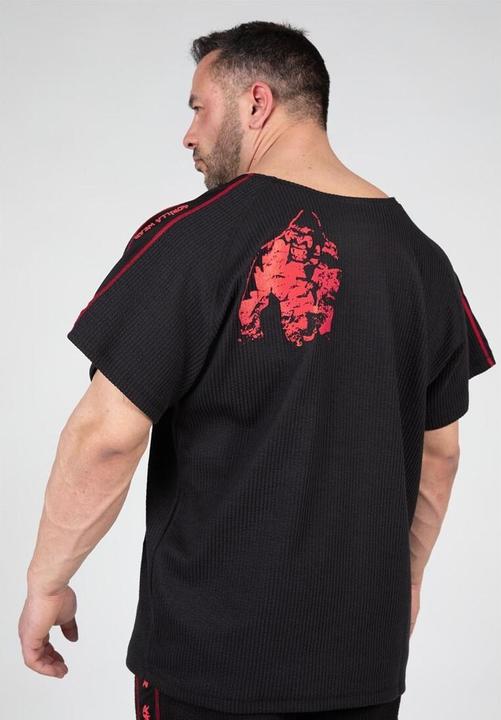Produktbild Gorilla Wear Buffalo Old School Workout Top Schwarz/Rot (S/M)