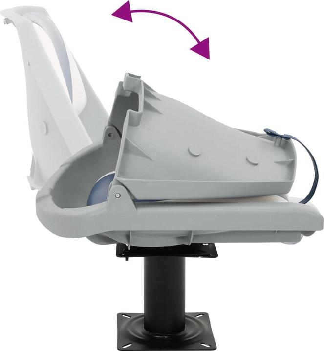 Produktbild VidaXL Bootssitze mit Podest 2 Stk. 360° Drehbar
