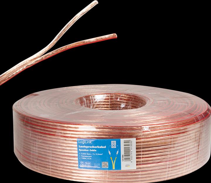 Productafbeelding LogiLink CA Luidsprekerkabel (100 m, 2.50 mm²)