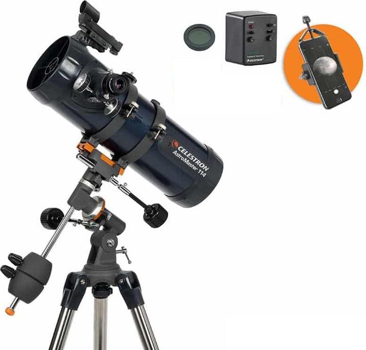 Produktbild Celestron Astromaster 114EQ-MD With Phoneadapter And Moonfilter