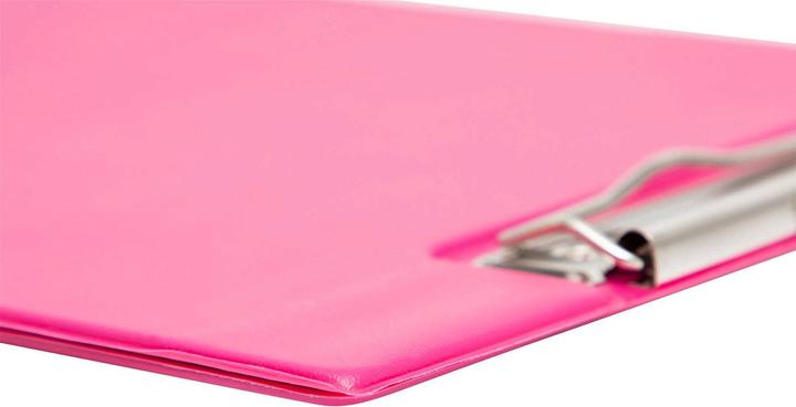 Actual product image Maul Clipboard folder with foil cover, DIN A4, pink (21 x 29.5 cm)