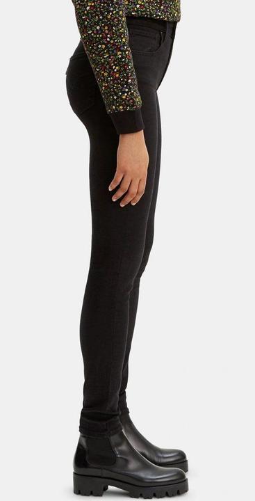 Actual product image Levis 721 Jeans High Rise Skinny soft black (W24/L30)