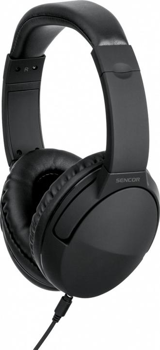 Actual product image Sencor SEP 636BK Wired stereo headphones detachable 100 dB cable