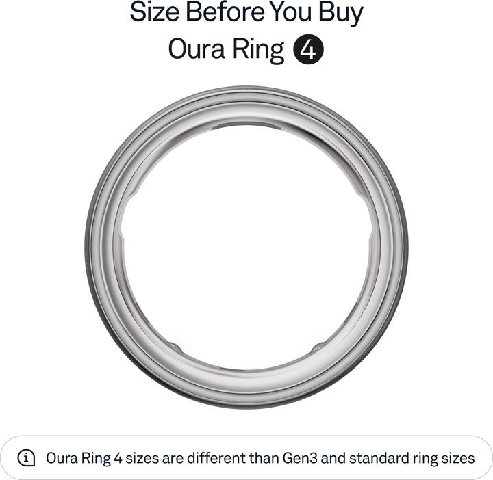Produktbild Oura Ring 4 (11, Brushed Silver)