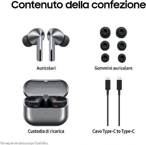 Image du produit Samsung Galaxy Buds3 Pro (ANC, 6 h, Sans fil)
