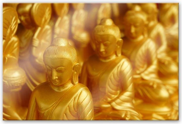 Image du produit Trenddeko Bouddha d'or (100 x 70 cm)