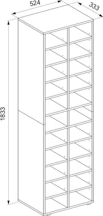 Produktbild Vicco Paris (52 x 183 x 33 cm)