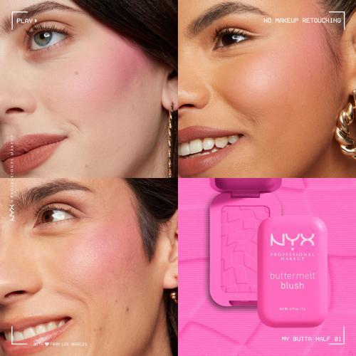 Actual product image NYX Professional Make-Up Nyx Powder Blush (01 My Butta Half)