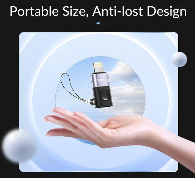 Actual product image Orico Lightning to USB-A Adapter (Lightning, USB-A)