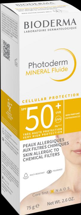 Produktbild Bioderma Photoderm Mineral Fluide SPF50+ (Sonnencreme Gesicht, SPF 50, 105 ml, 150 g)
