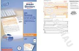 Produktbild Avery Überweisung/Zahlschein (200 x)