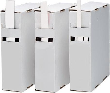 Actual product image RND Components Heat shrink tubing 2:1, 0.65... 1.5mm, White, Polyolefin, 15m (1 x)