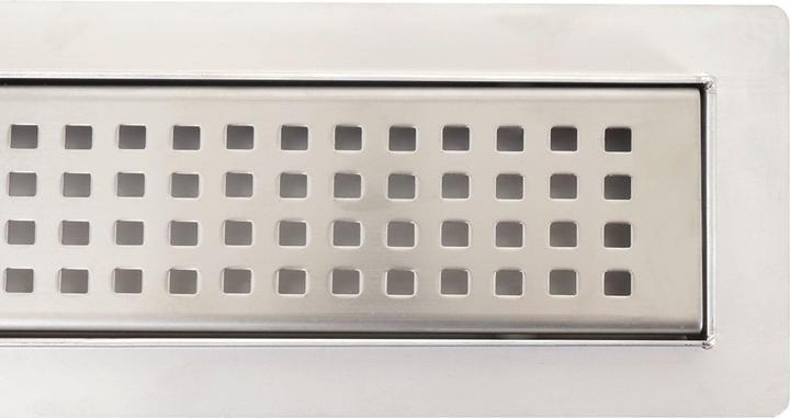 Immagine prodotto Swisshandel24 Canalina doccia 90cm scarico a pavimento scarico doccia, sifone in acciaio inox 50-120cm - 51184 (900 mm)