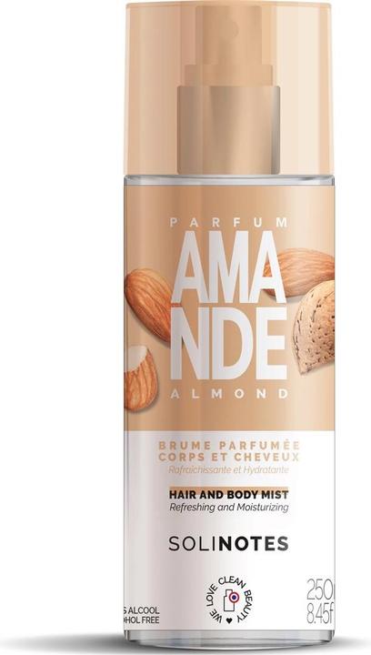 Actual product image Solinotes Hair & Body Mist Amande (Body care set)