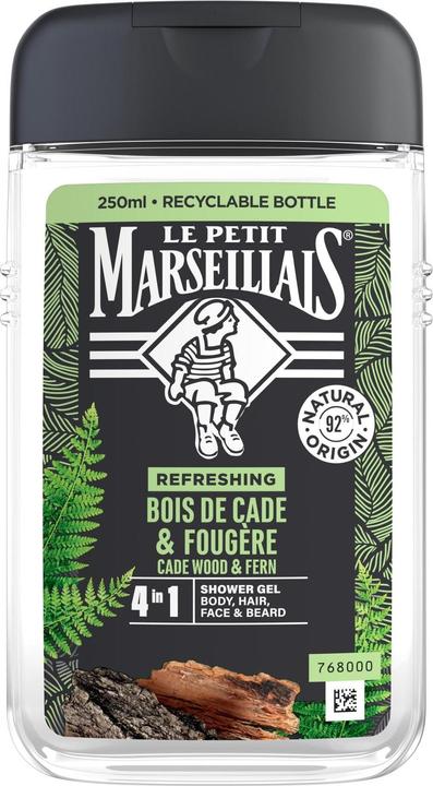 Actual product image Le Petit Marseillais Refreshing Cade Wood & Fern (250 ml)