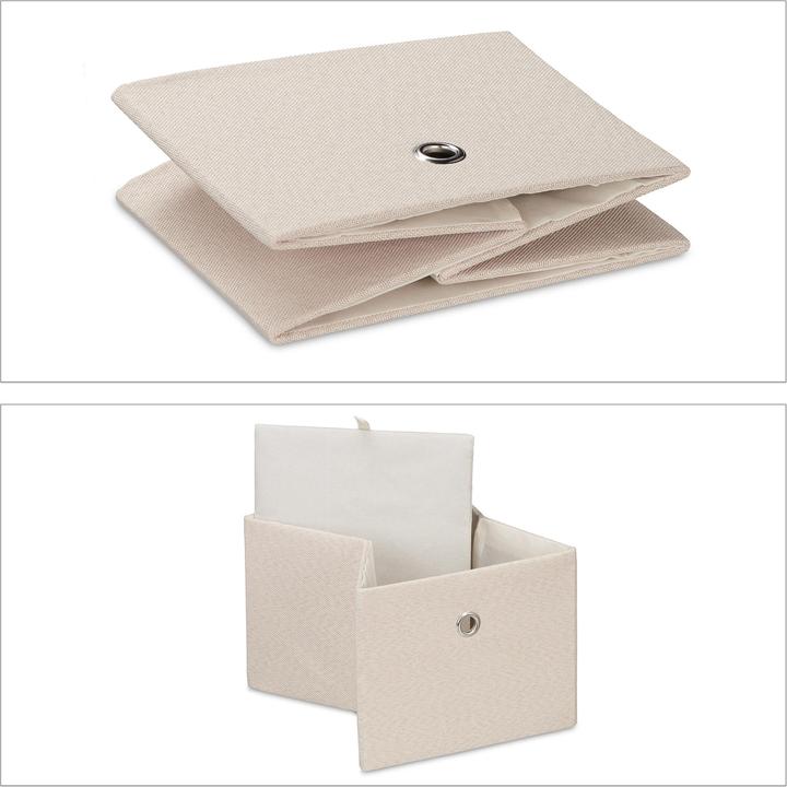 Immagine prodotto Relaxdays 2x scatola portaoggetti (20,5 x 25 x 16 cm, 8 l)
