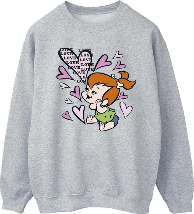 Produktbild The Flintstones Pebbles Love Love Love Sweatshirt (L)