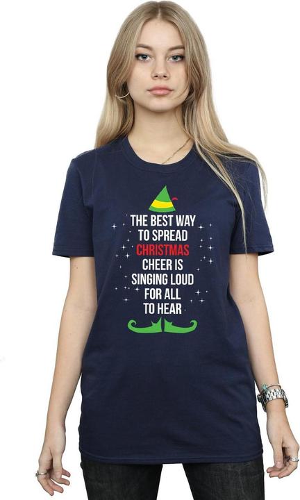 Produktbild Elf Christmas Cheer Text TShirt (L)
