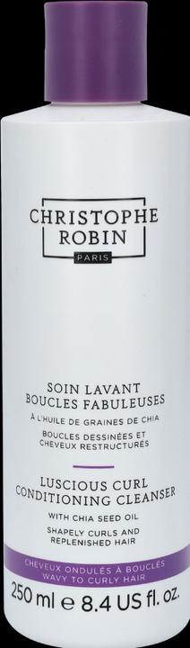 Actual product image Christophe Robin Luscious Curl Conditioning Cleanser with Chia Seed Oil (250 ml, Liquid shampoo)