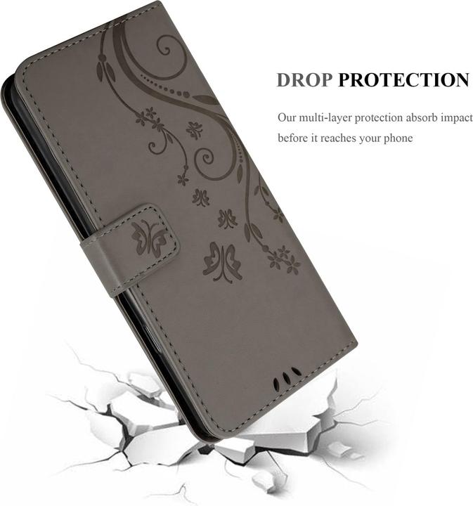 Actual product image Cadorabo Flower Book Case for Realme 5 PRO / Realme Q (Realm Q)