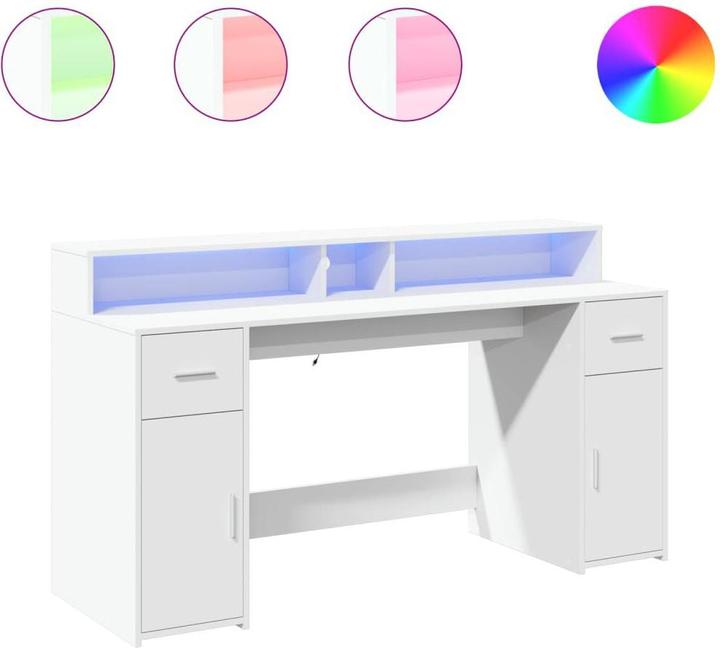 Produktbild VidaXL LED Schreibtisch (160 x 55 x 91 cm)