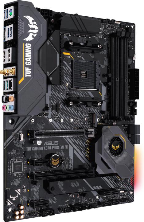 Image du produit ASUS TUF Gaming X570-Plus (WI-FI) (AM4, AMD X570, ATX)