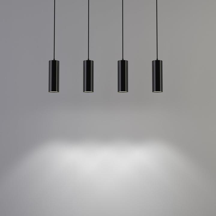 Image du produit tectake Plafonnier Lumea, 4 lampes, câbles réglables en longueur (GU10)