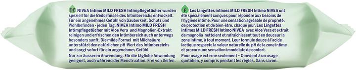 Immagine prodotto NIVEA Intimo Mild Fresh (15 ml, Salviette intime)