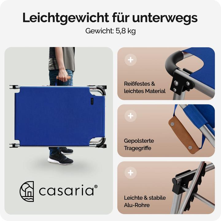 Produktbild Casaria Sonnenliege (210 cm)