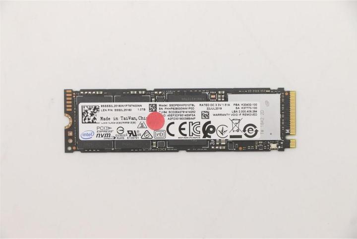 Actual product image Lenovo SSD 1TB M.2 2280 OPAL 2.0 (1000 GB, M.2 2280)