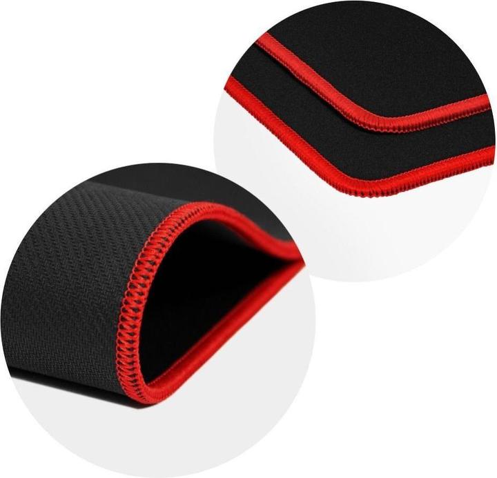 Image du produit OEM Other Computer Accessory Gaming mousepad 300 x 240 x 3 mm black with red stitching