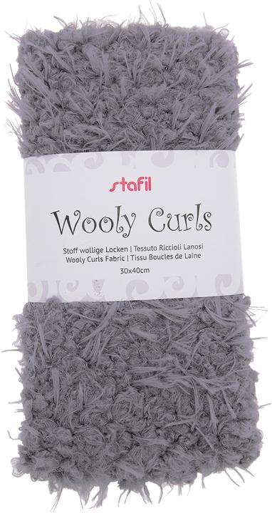 Actual product image Stafil Plush fabric "woolly curls", approx. 40 x 30 cm
