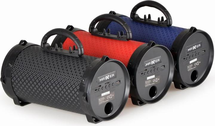 Actual product image Maxxter Bluetooth /'Boom/' speaker with equaliser function (6 h, Battery operated)