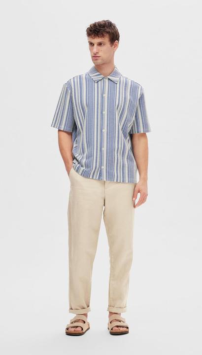 Produktbild Selected Homme Gestreiftes Kurzarmhemd (XL)