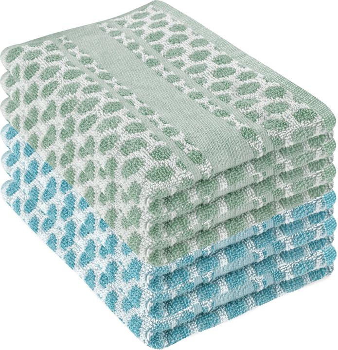 Actual product image Aspero 6 Terry Cotton Tea Towels (50 x 70 cm)