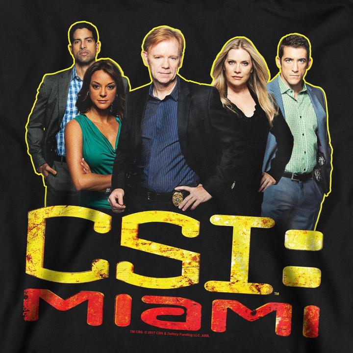 Immagine prodotto CSI: Miami Felpa Cast Adulto Unisex (XL)