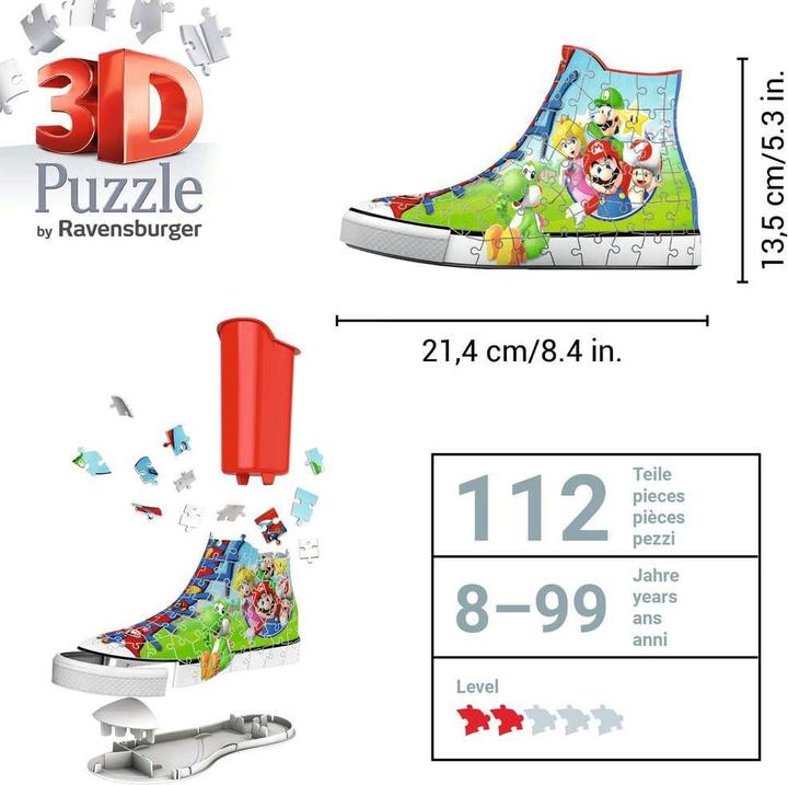 Actual product image Thinkfun Sneaker Super Mario (108 pieces)