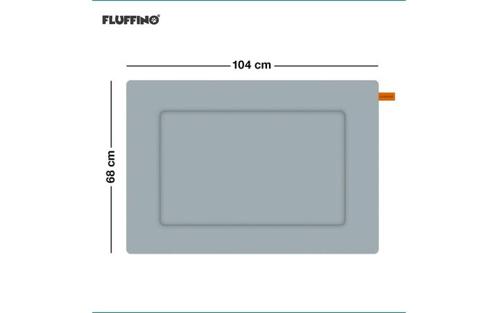 Image du produit Fluffino Couverture pour chien L, Gris (Chien)